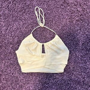 Urban outfitters halter cross cross top